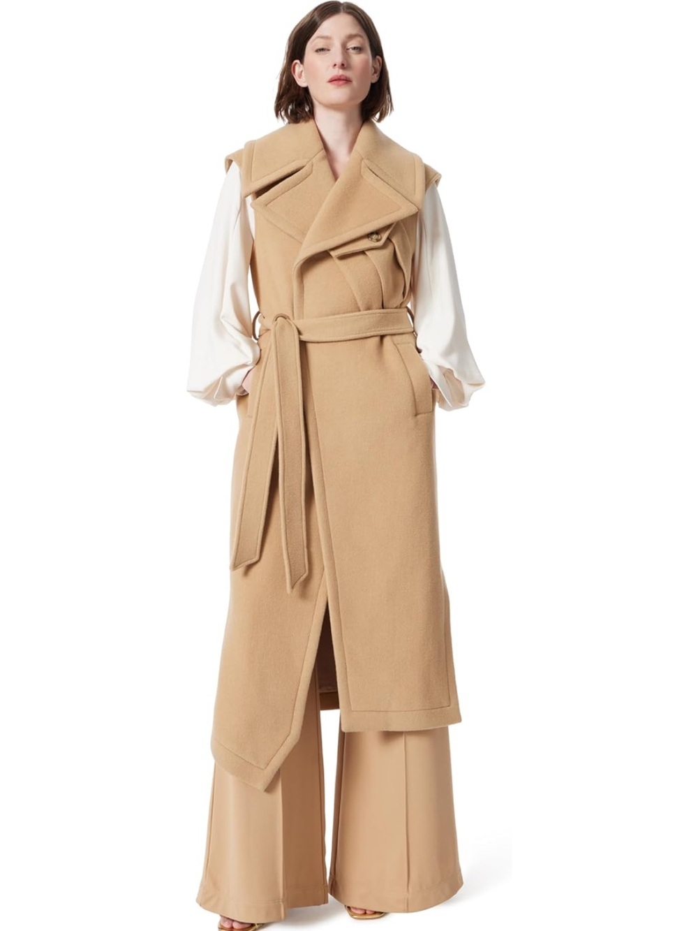 Dee Ocleppo Sydney Wrap Vest Belted Trench XS